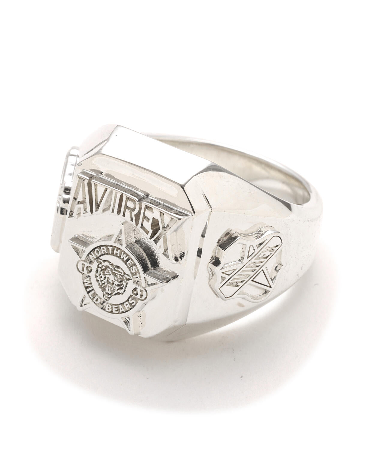 《AVIREX by J.H.M CO.,LTD.》VARSITY ARCHIVES WILD BEAR SIGNET RING