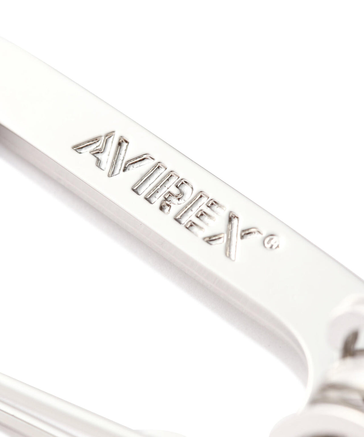 《AVIREX by J.H.M CO.LTD.》SURPLUS LOGO CARABINER / サープラス ロゴ カラビナ /