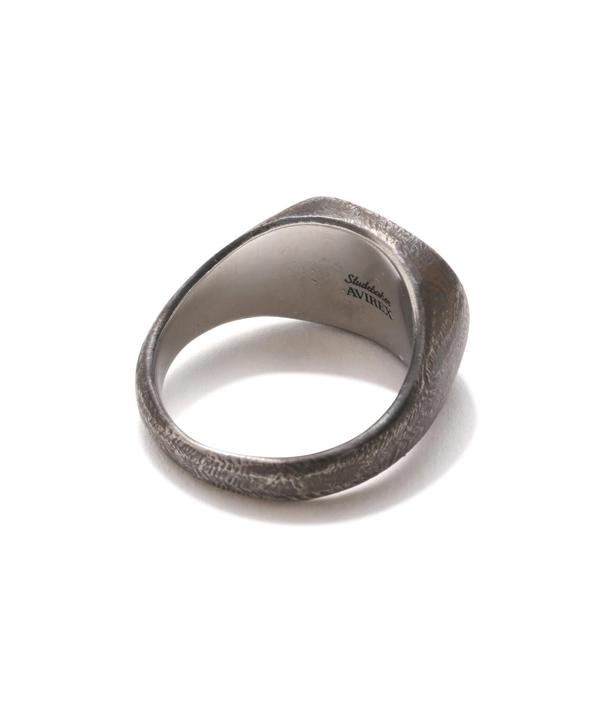 《AVIREX × STUDEBAKER METALS》SIGNET RING AR ”STAINLESS PATINA”