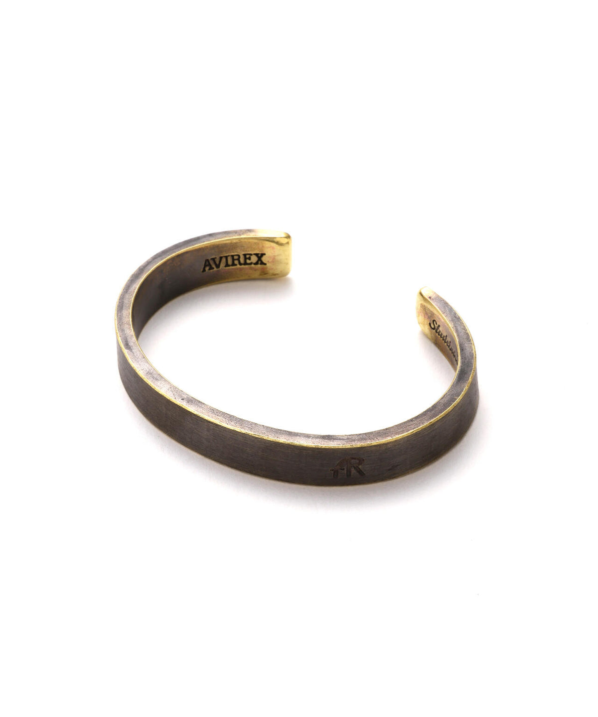 《AVIREX × STUDEBAKER METALS》THOMPSON CUFF BANGLE AR ”BRASS PATINA”