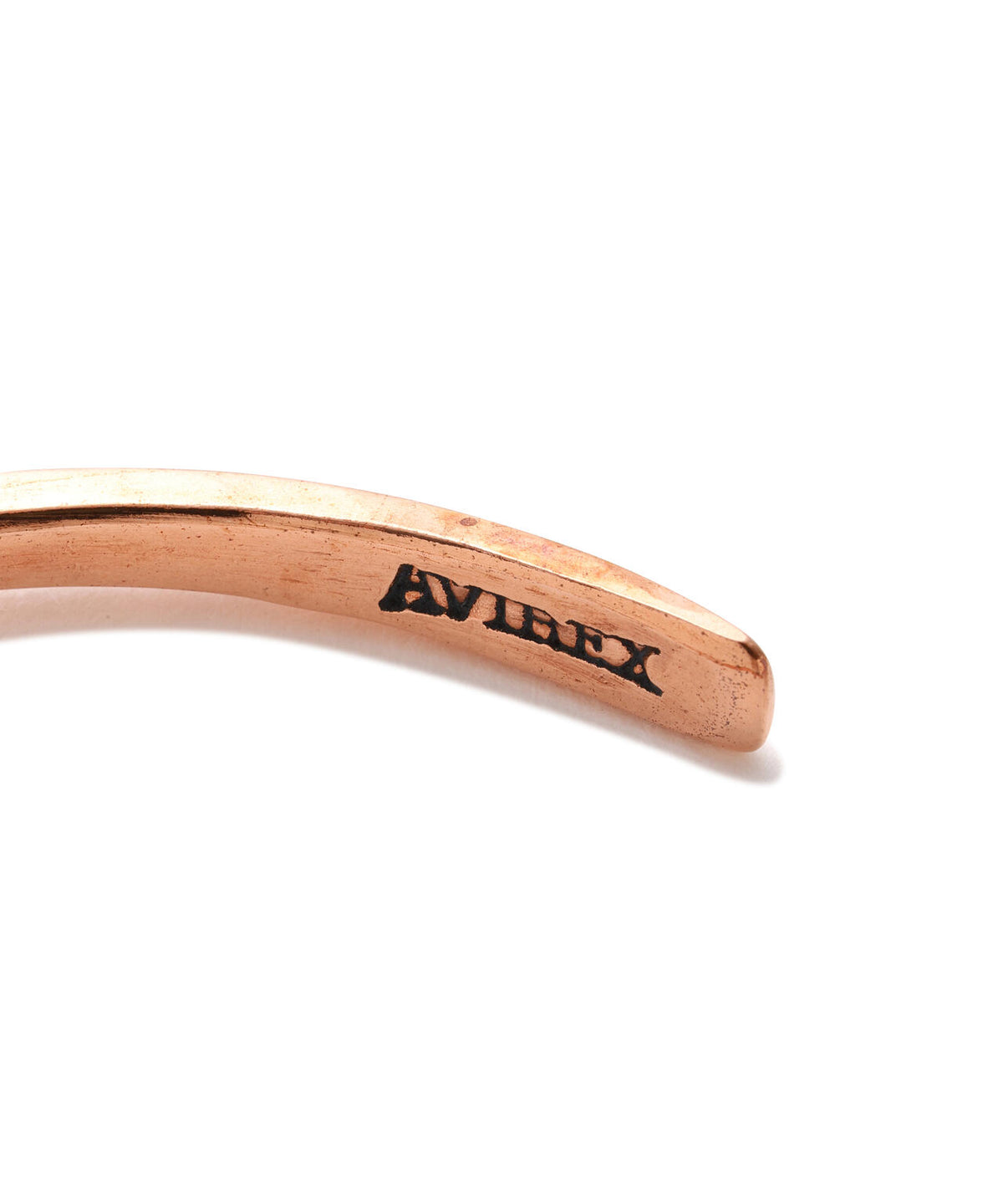 《AVIREX × STUDEBAKER METALS》WORKSHOP CUFF BANGLE ”STAINLESS POLISH”