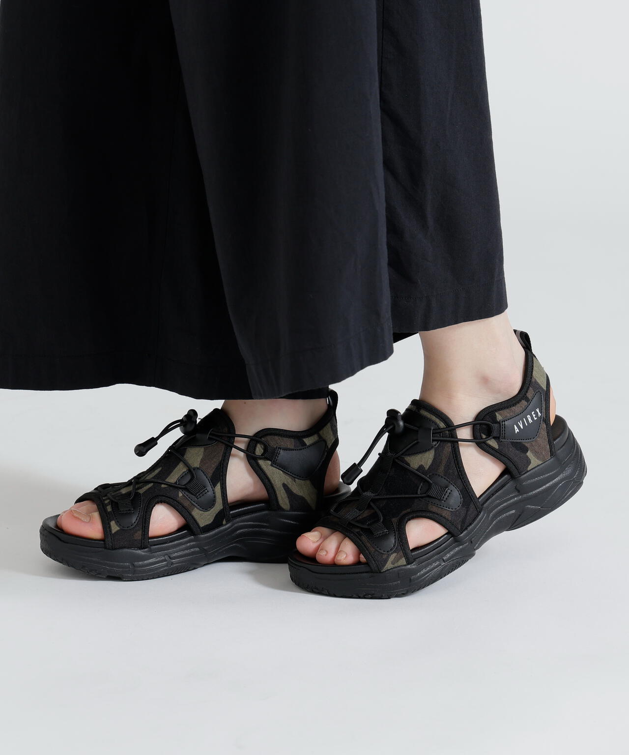 《直営店限定》SPORTY SANDAL(CAMOUFLAGE)