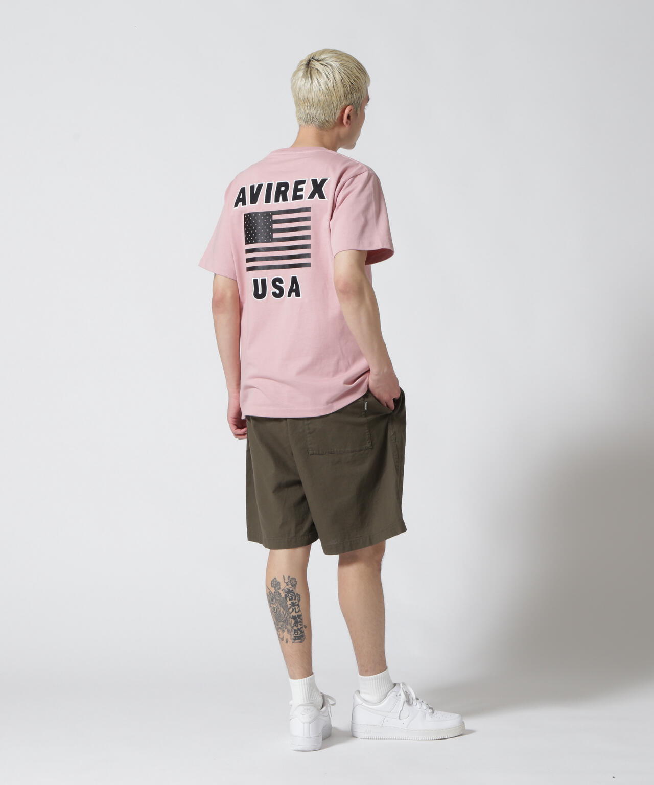 《WEB&DEPOT限定》S/S CREW NECK T STAR SPANGLED BANNER/クルーネック Tシャツ 星条旗