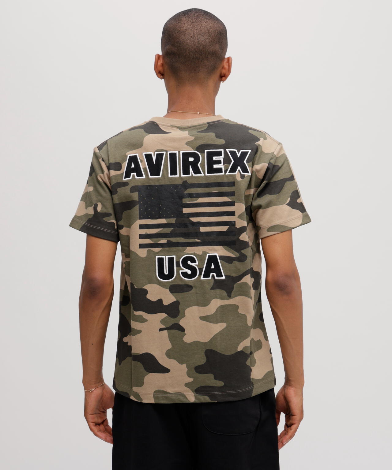 《WEB&DEPOT限定》S/S CREW NECK T STAR SPANGLED BANNER/クルーネック Tシャツ 星条旗