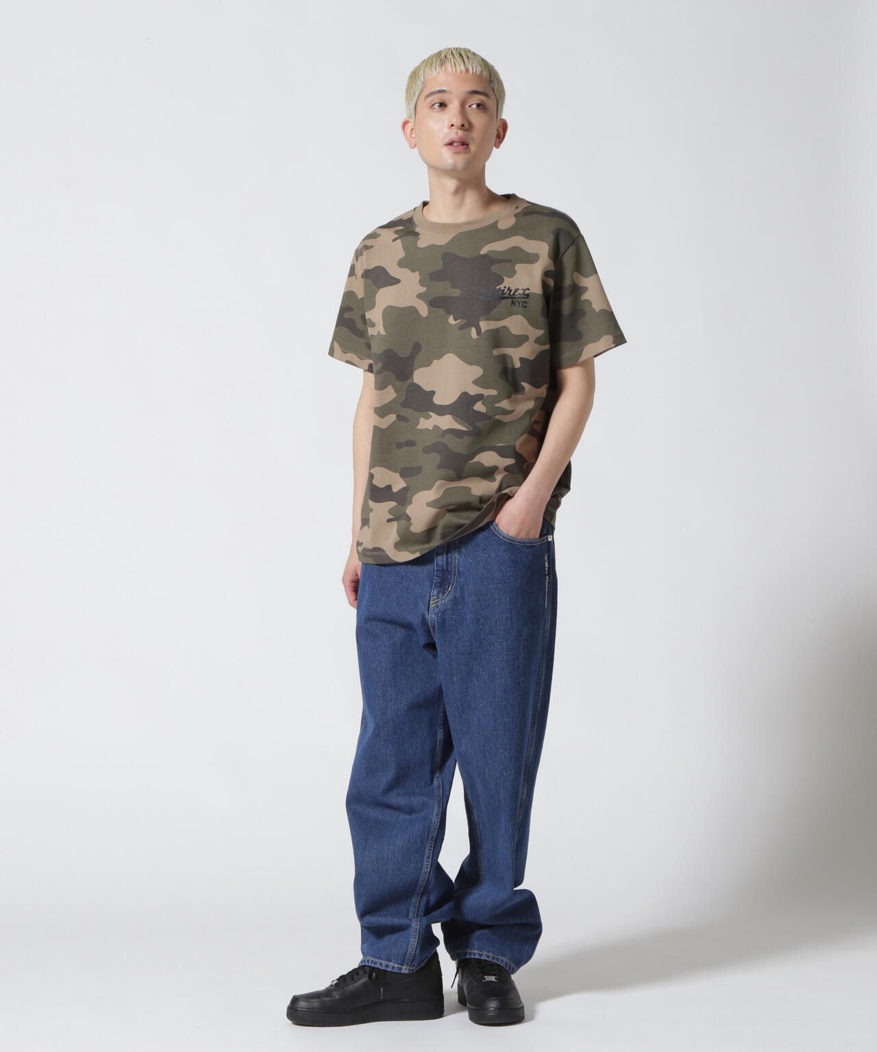 《WEB&DEPOT限定》S/S CREW NECK T STAR SPANGLED BANNER/クルーネック Tシャツ 星条旗