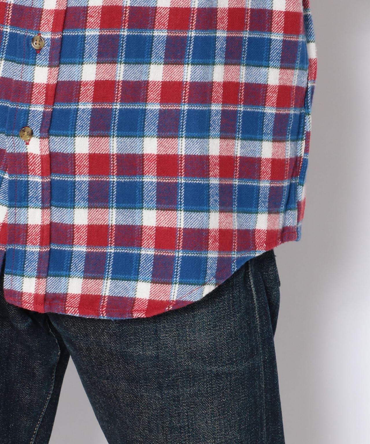 長袖 ヴィエラチェックシャツ【DAILY/デイリー】/CHECK SHIRT