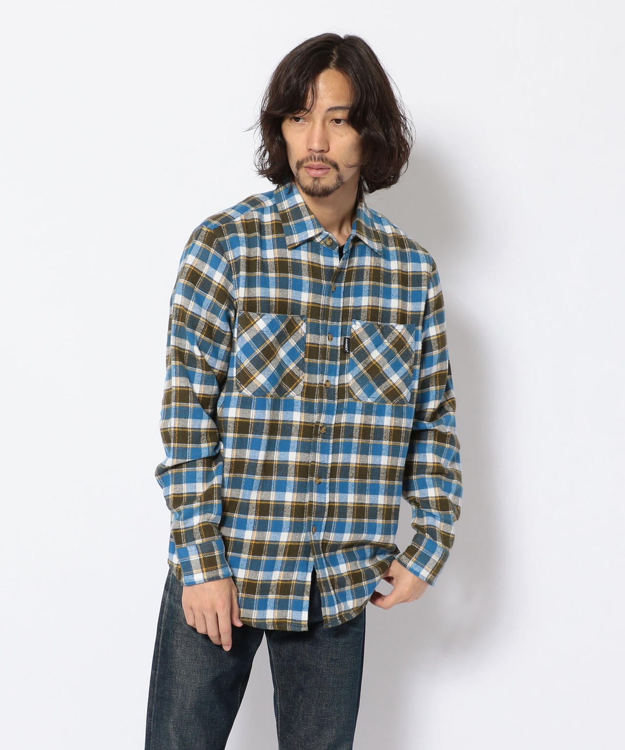 長袖 ヴィエラチェックシャツ【DAILY/デイリー】/CHECK SHIRT