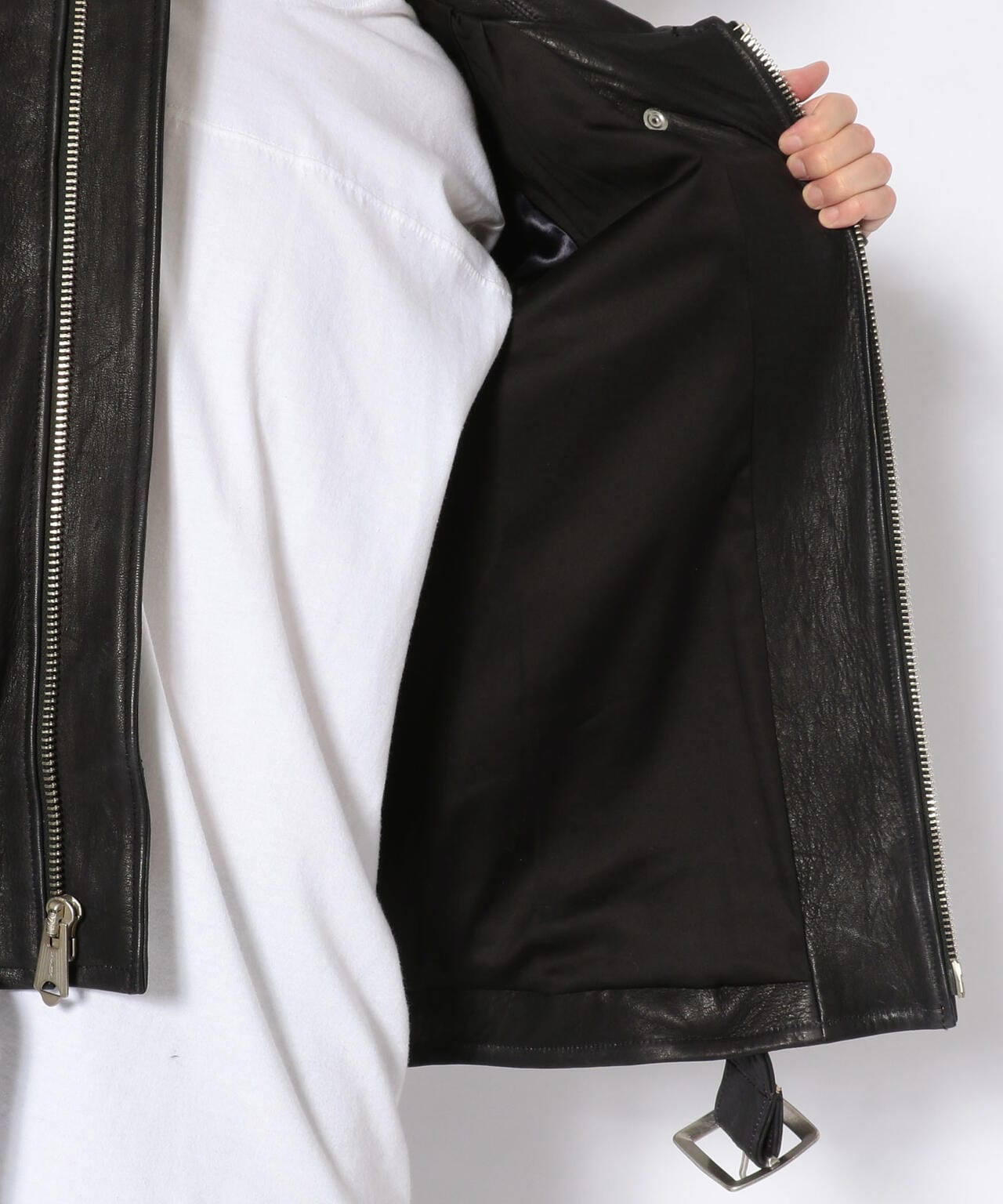 【直営限定】D-ポケ レザージャケット/D-POCKET DEER LEATHER JACKET