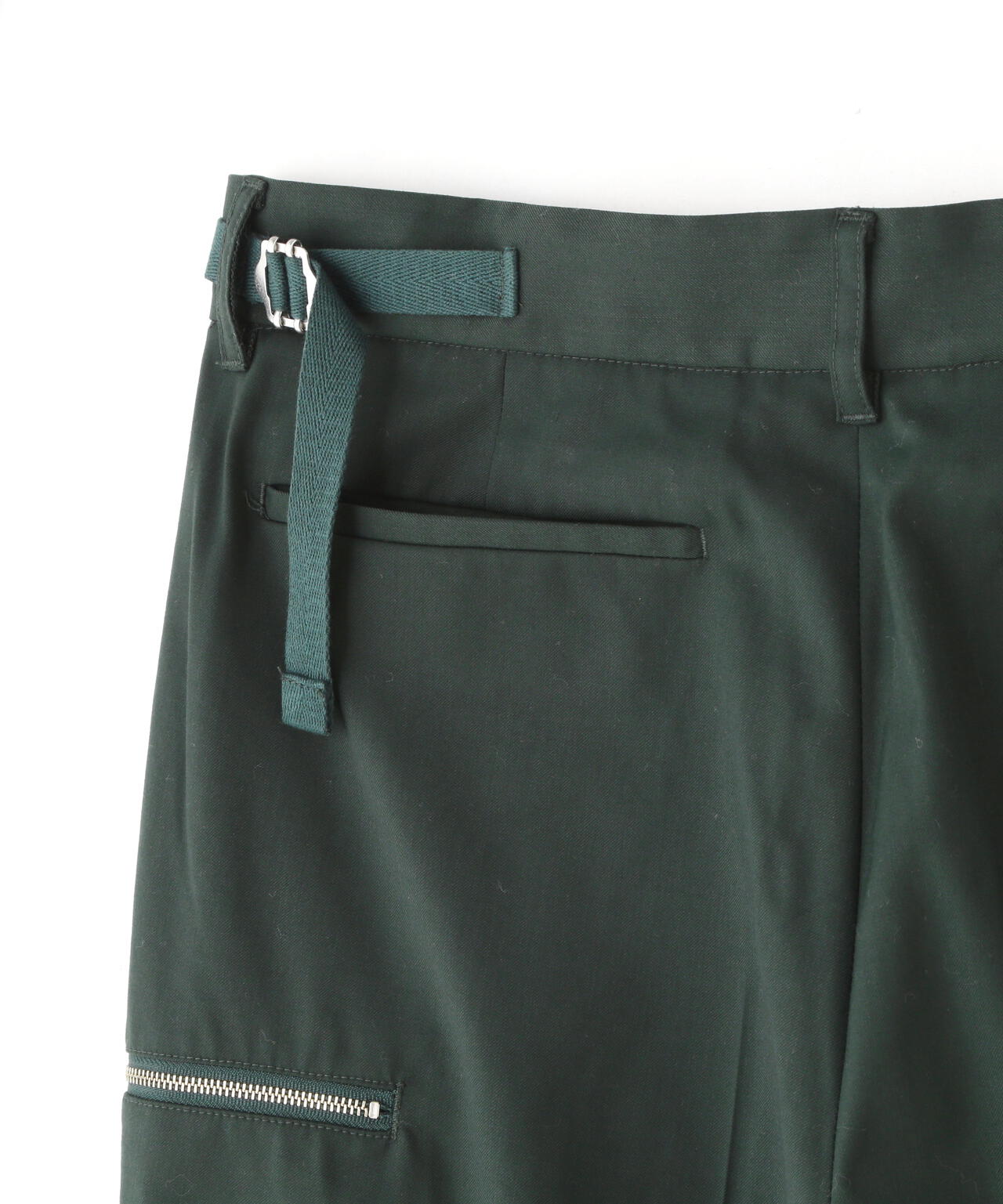 Dankeschon/ダンケシェーン/TR ZIP WIDE PANTS/ジップワイドパンツ