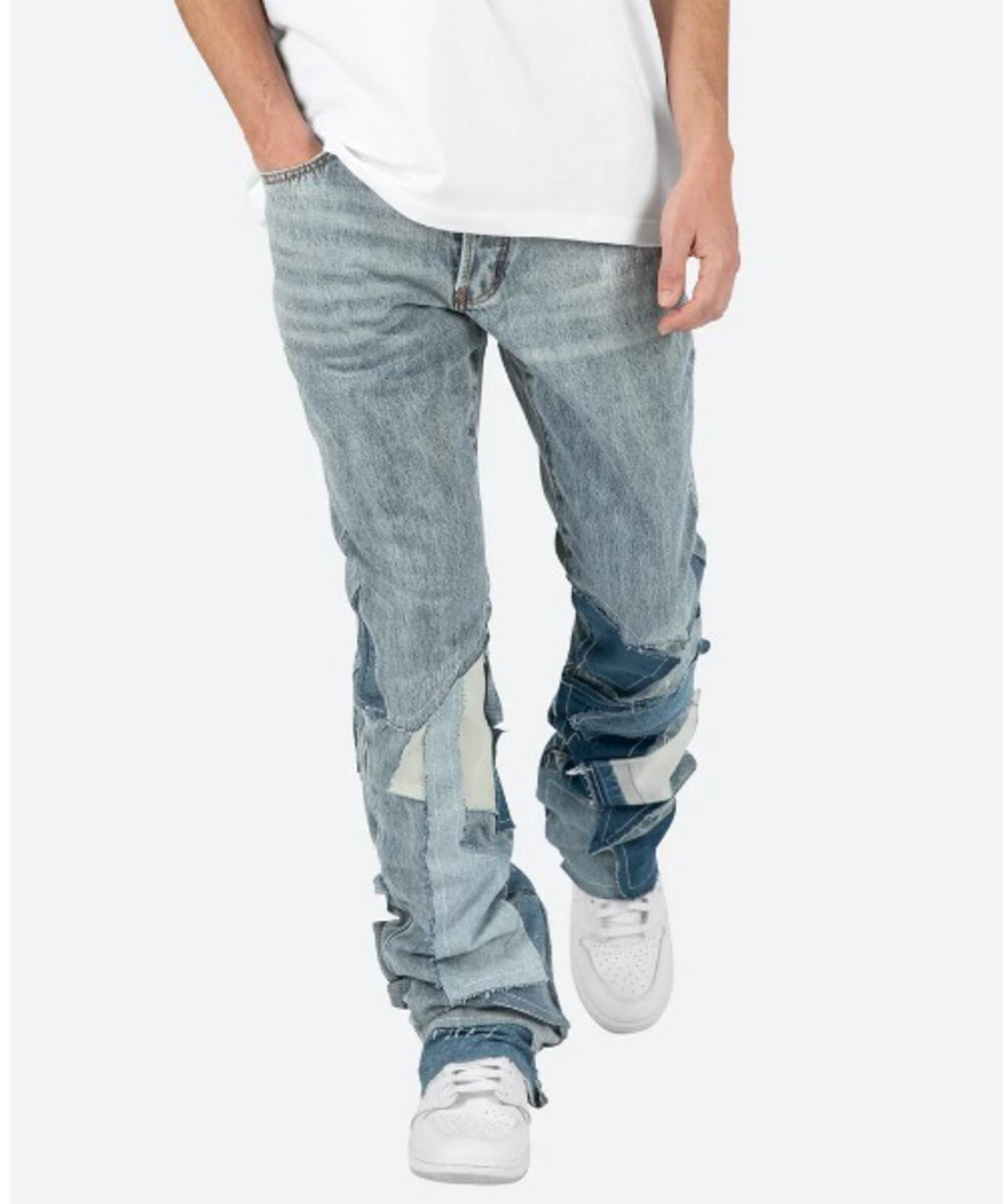 mnml/ミニマル/B424 Patch Flare Denim