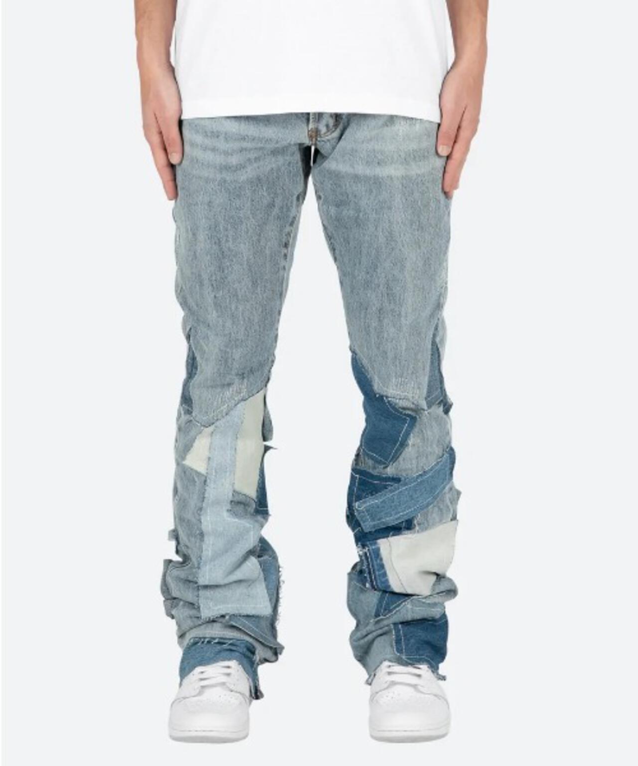 mnml/ミニマル/B424 Patch Flare Denim