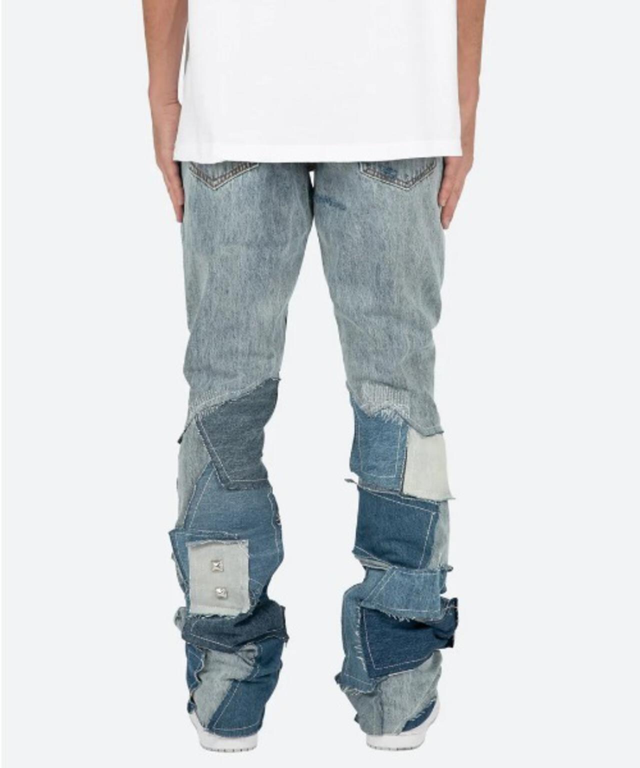 mnml/ミニマル/B424 Patch Flare Denim