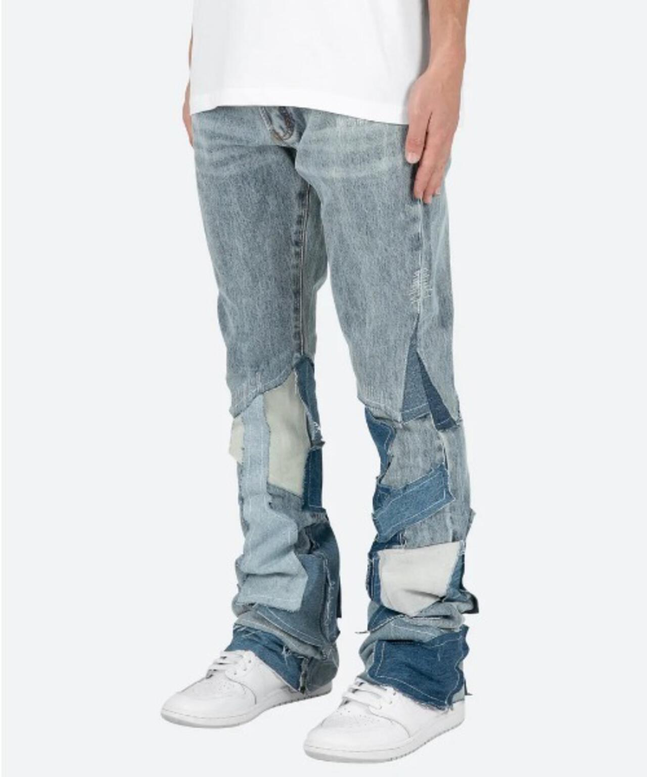 mnml/ミニマル/B424 Patch Flare Denim
