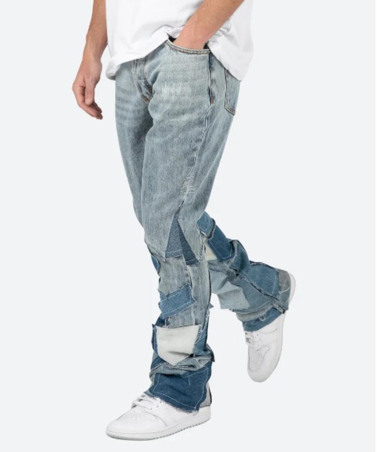 mnml/ミニマル/B424 Patch Flare Denim
