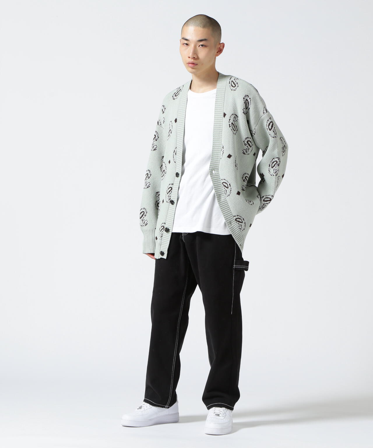 WHITELAND/ホワイトランド/PAISLEY CARDIGAN/ペイズリーカーディガン