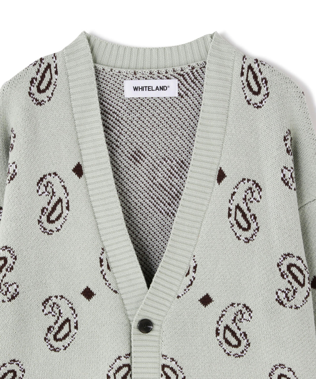WHITELAND/ホワイトランド/PAISLEY CARDIGAN/ペイズリーカーディガン