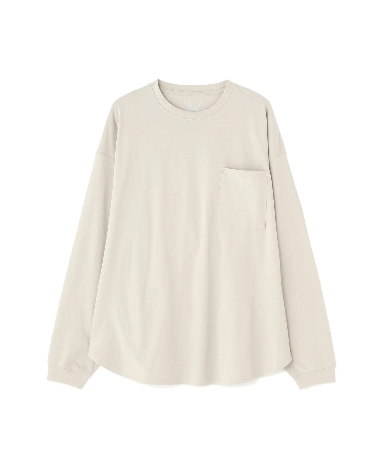 A4A/エーフォーエー/強撚糸ラウンドロングスリーブTシャツ