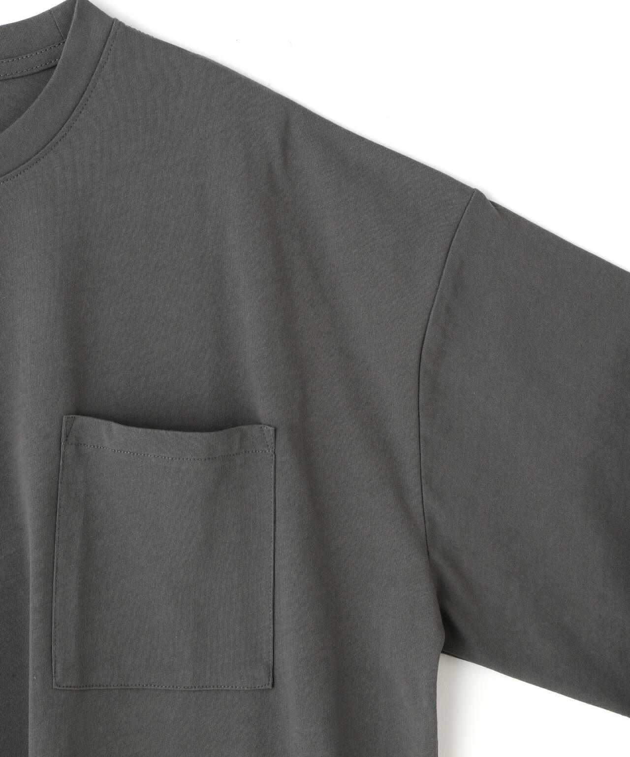 A4A/エーフォーエー/強撚糸ラウンドロングスリーブTシャツ