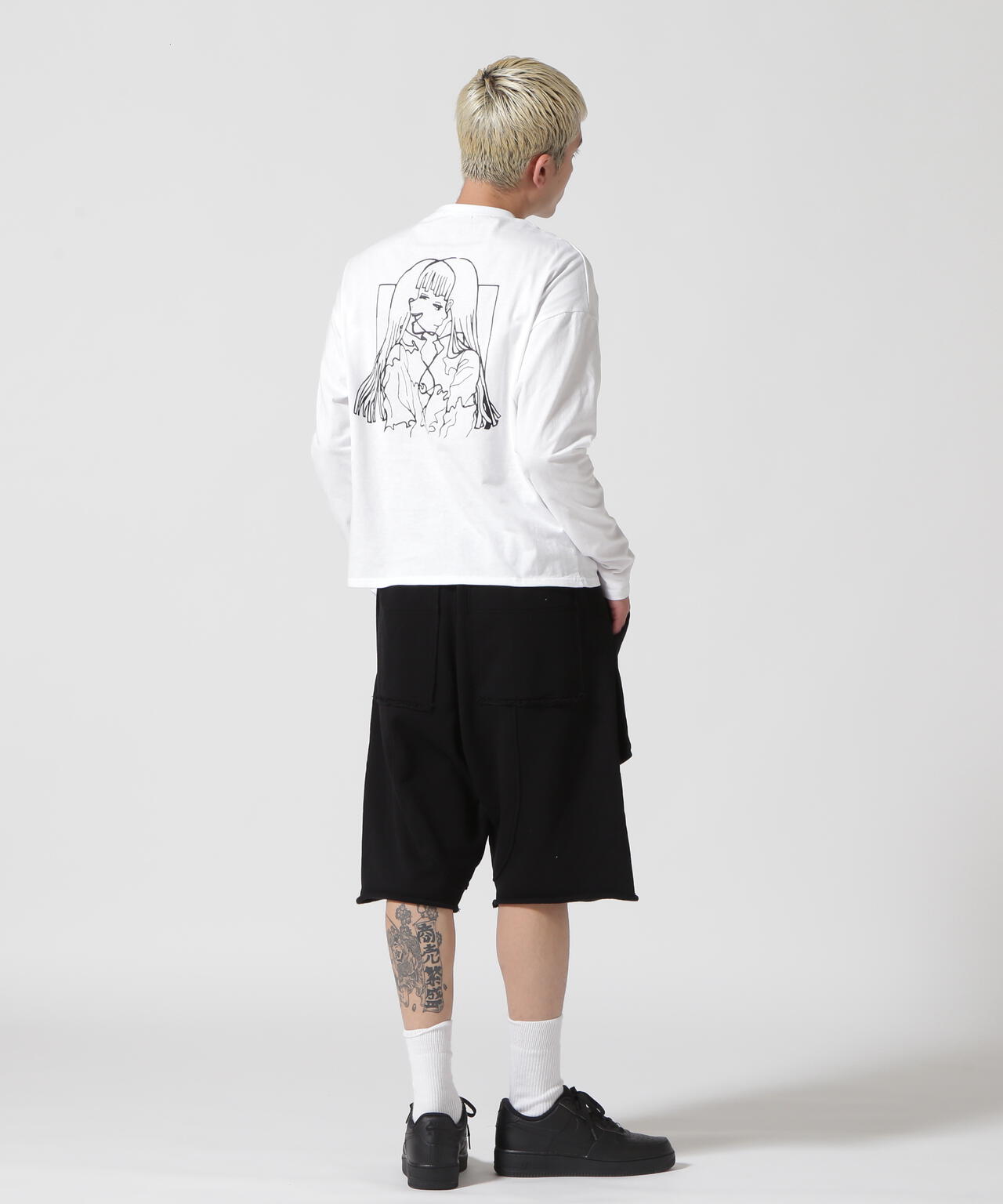 gibous×LHP/ギボス×エルエイチピー/Twins girl long Tshirt/コラボロングスリーブTシャツ