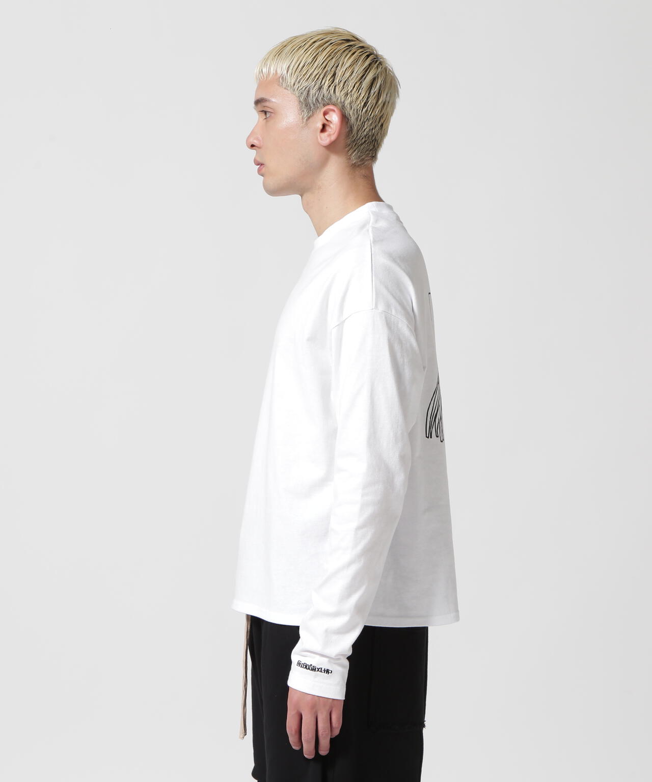gibous×LHP/ギボス×エルエイチピー/Twins girl long Tshirt/コラボロングスリーブTシャツ