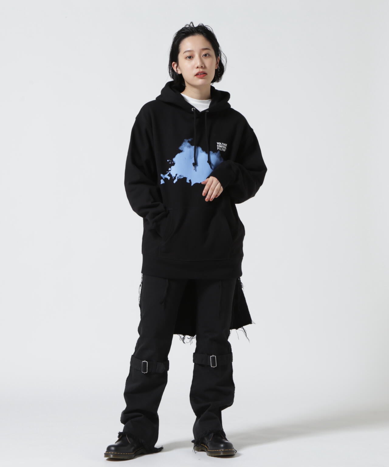 VOLTAGE CONTROL FILTER/ヴォルテージコントロールフィルター/Print Hoodie Oversized/パーカー