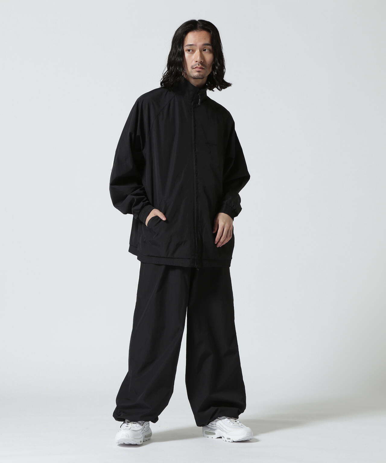 WHITELAND/ホワイトランド/NYLONE TRACK PANTS/ナイロントラックパンツ