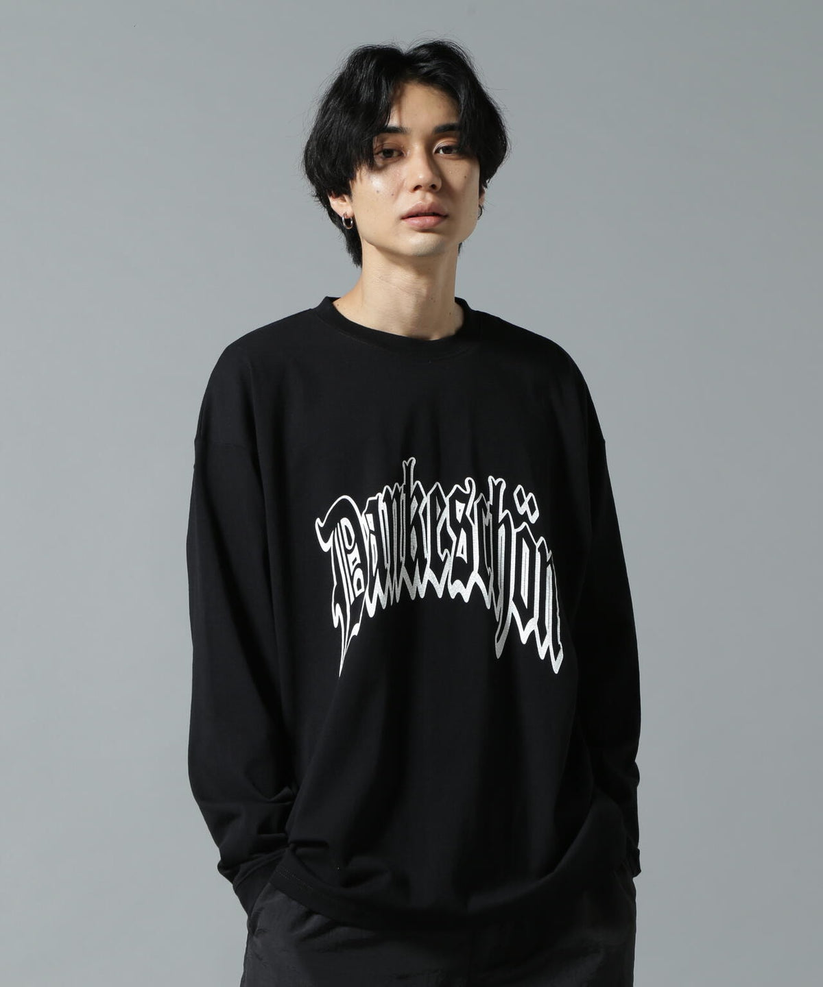 【WEB&DEPOT限定】DankeSchon/ダンケシェーン/DS LST/ロゴロングスリーブT