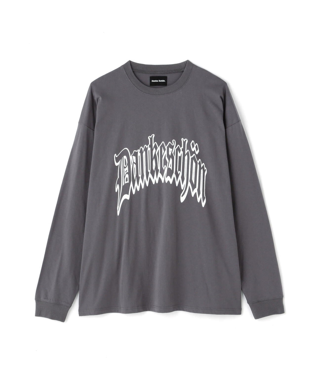 【WEB&DEPOT限定】DankeSchon/ダンケシェーン/DS LST/ロゴロングスリーブT