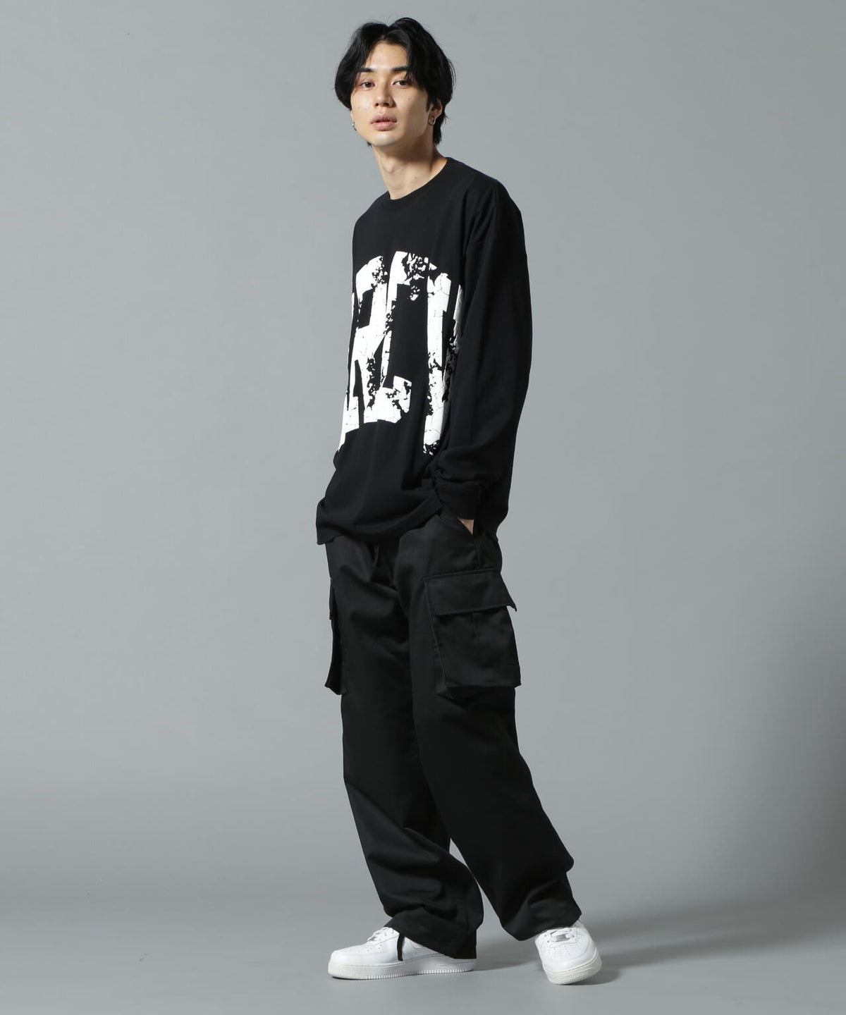 【WEB&DEPOT限定】DankeSchon/ダンケシェーン/ARCV LOGO LST/ロンT