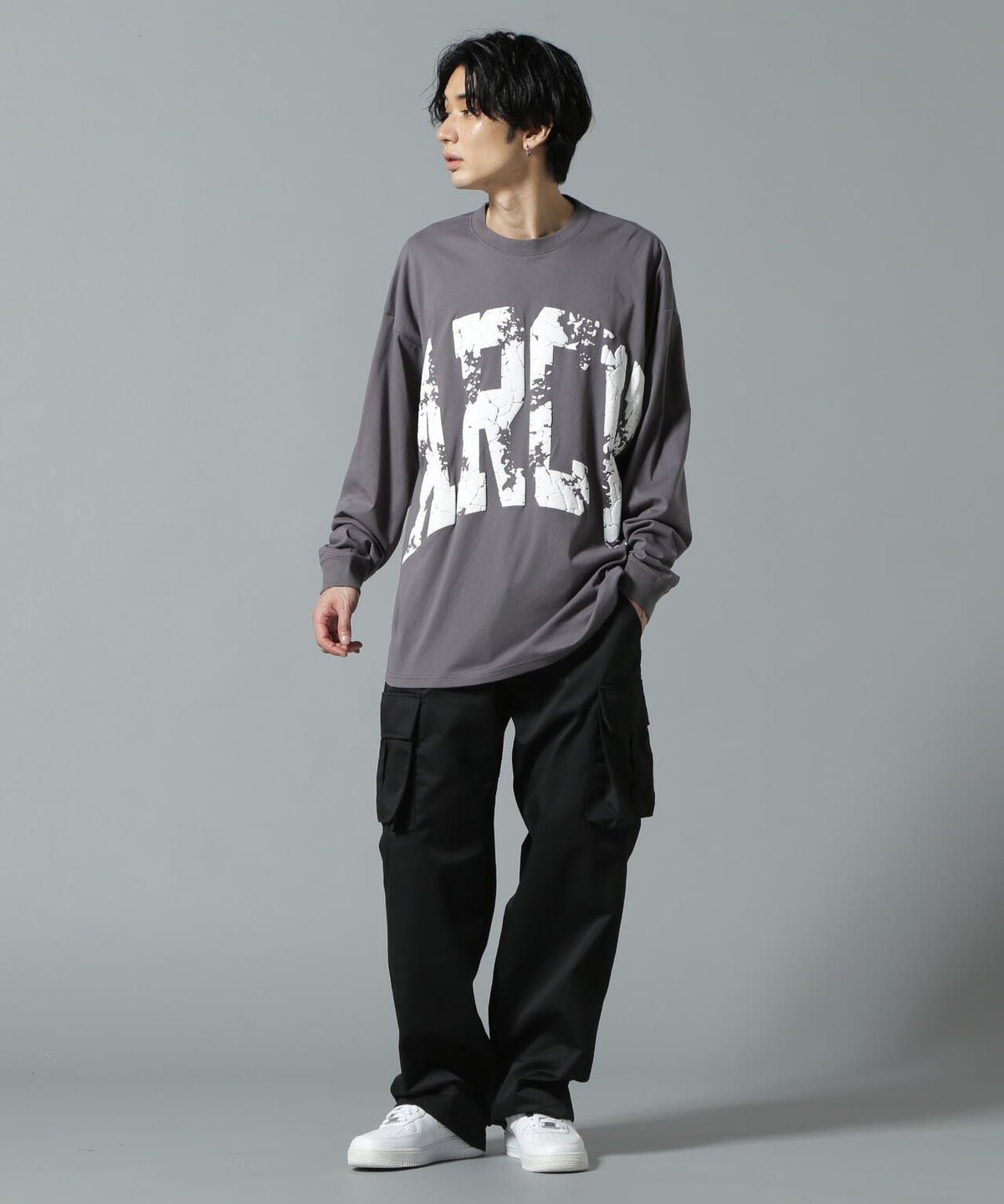 【WEB&DEPOT限定】DankeSchon/ダンケシェーン/ARCV LOGO LST/ロンT
