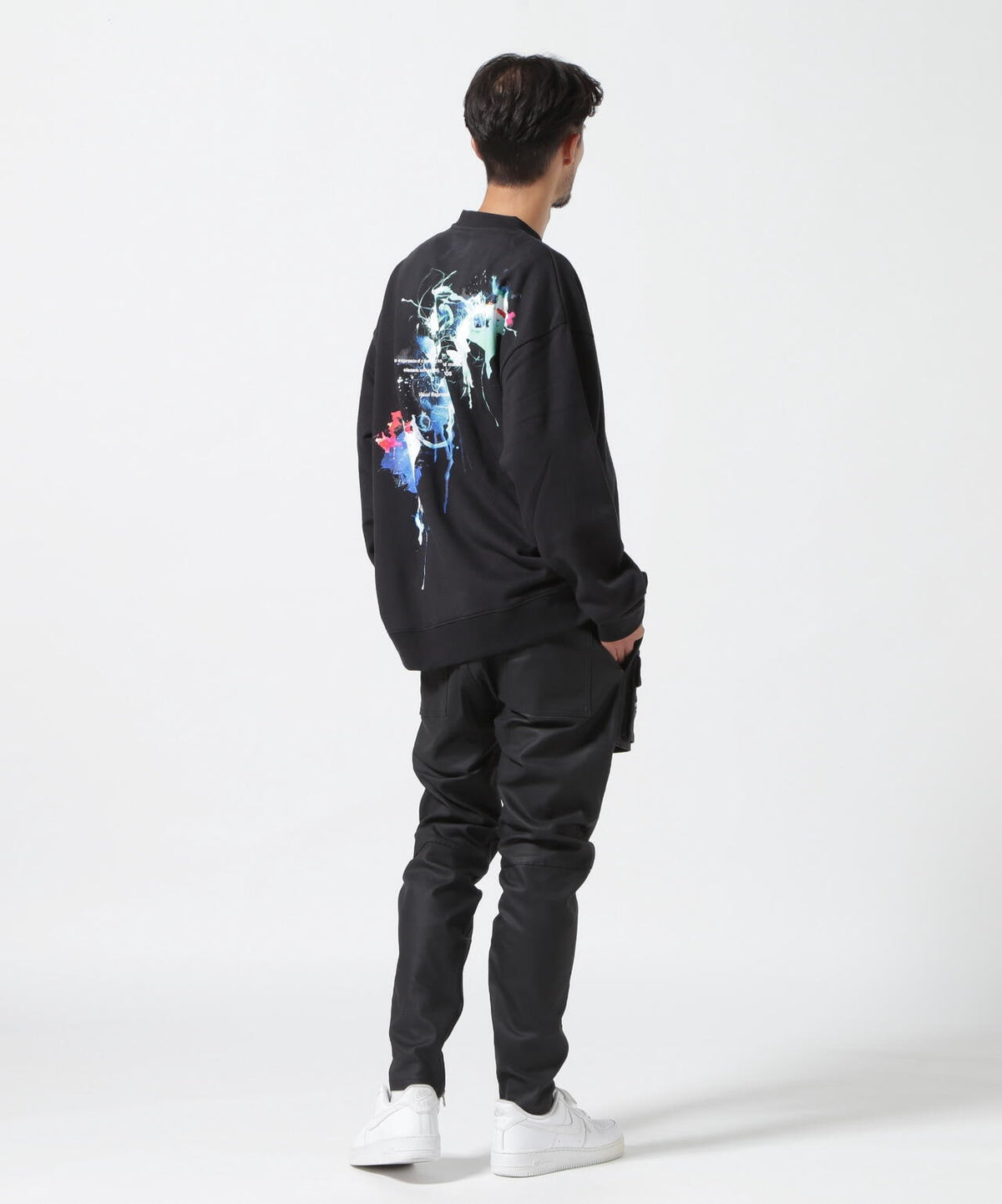 【WEB&DEPOT限定】A4A/エーフォーエー/SPLASH SWEAT CREWNECK/クルーネックスウェット