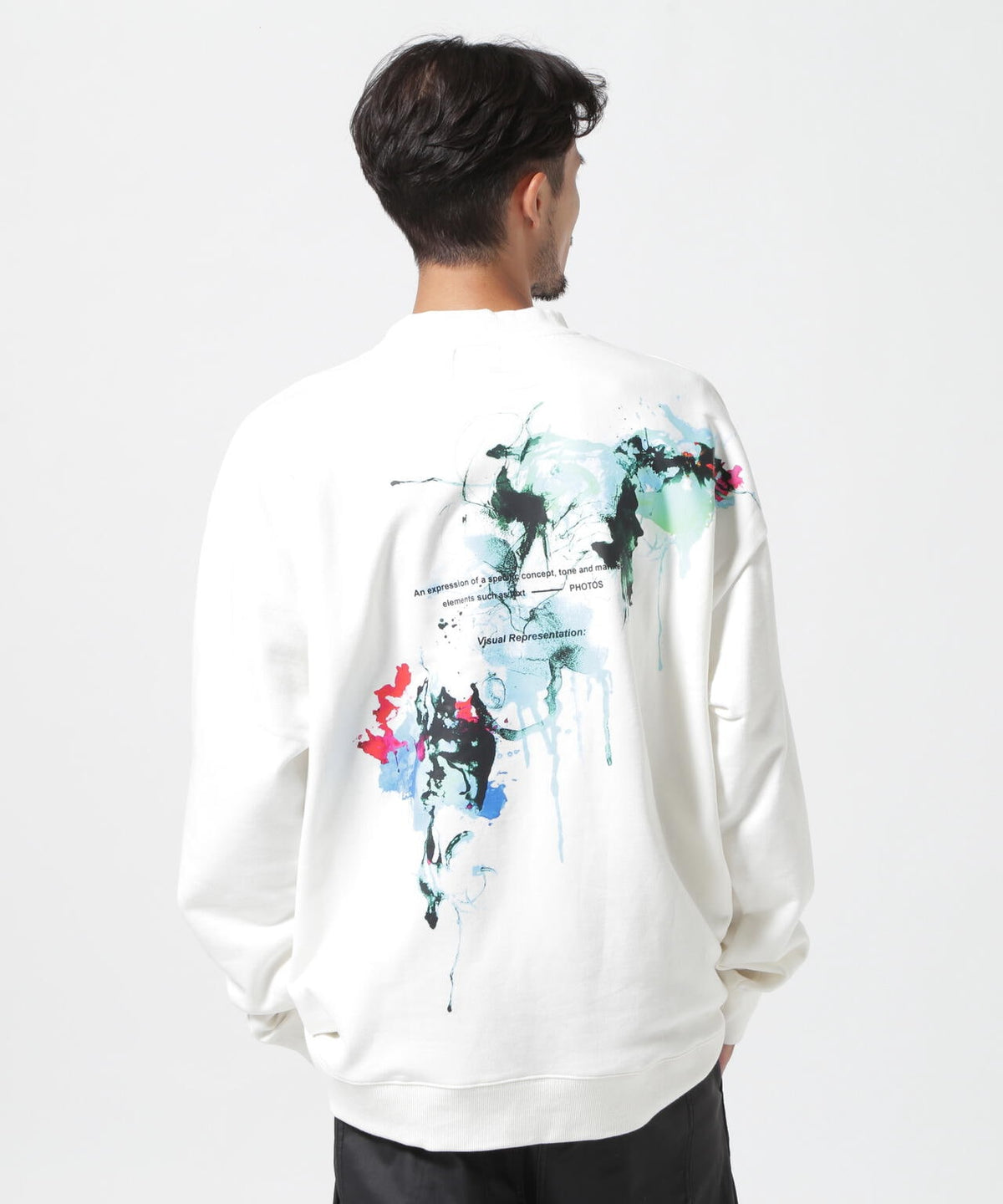 【WEB&DEPOT限定】A4A/エーフォーエー/SPLASH SWEAT CREWNECK/クルーネックスウェット
