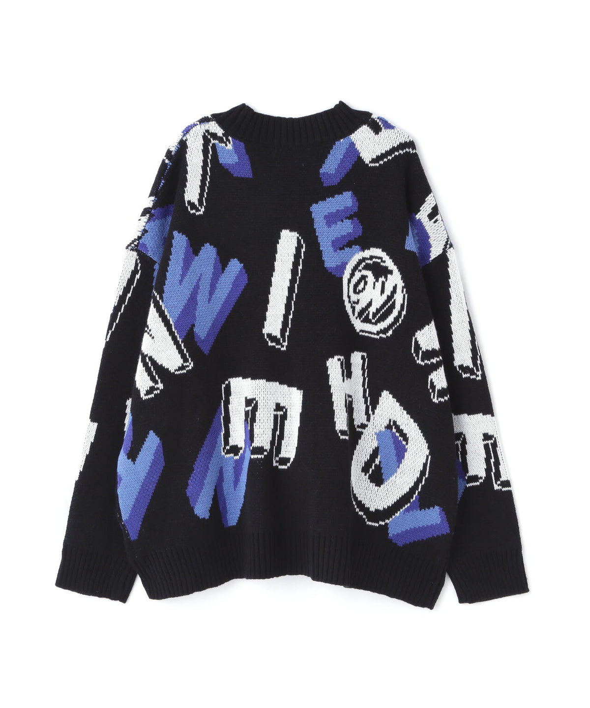 【WEB&DEPOT限定】WHITELAND/ホワイトランド/CARDIGAN/総柄カーディガン