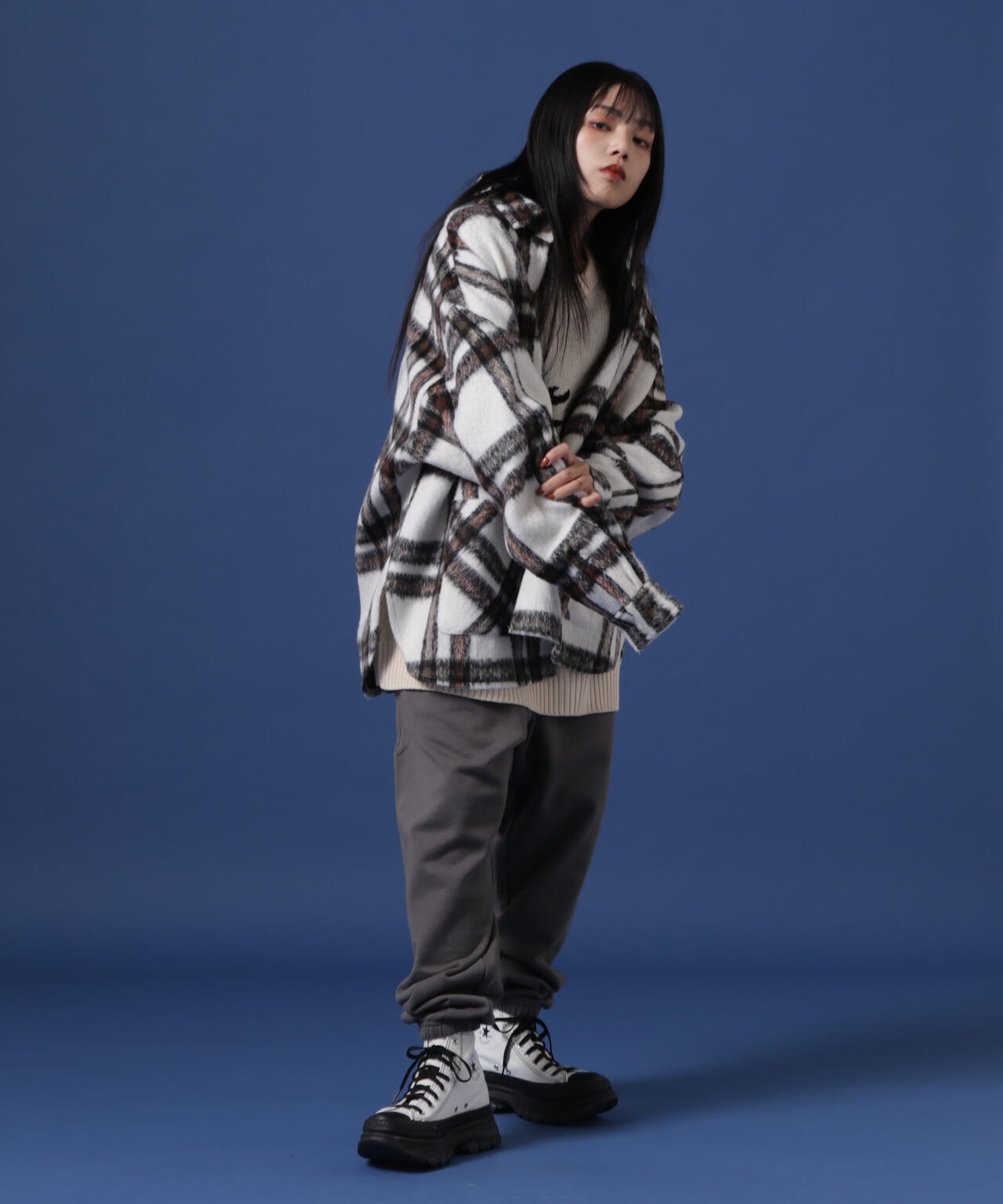 【WEB&DEPOT限定】WHITELAND/ホワイトランド/LOGO SWT PT/ロゴスウェット