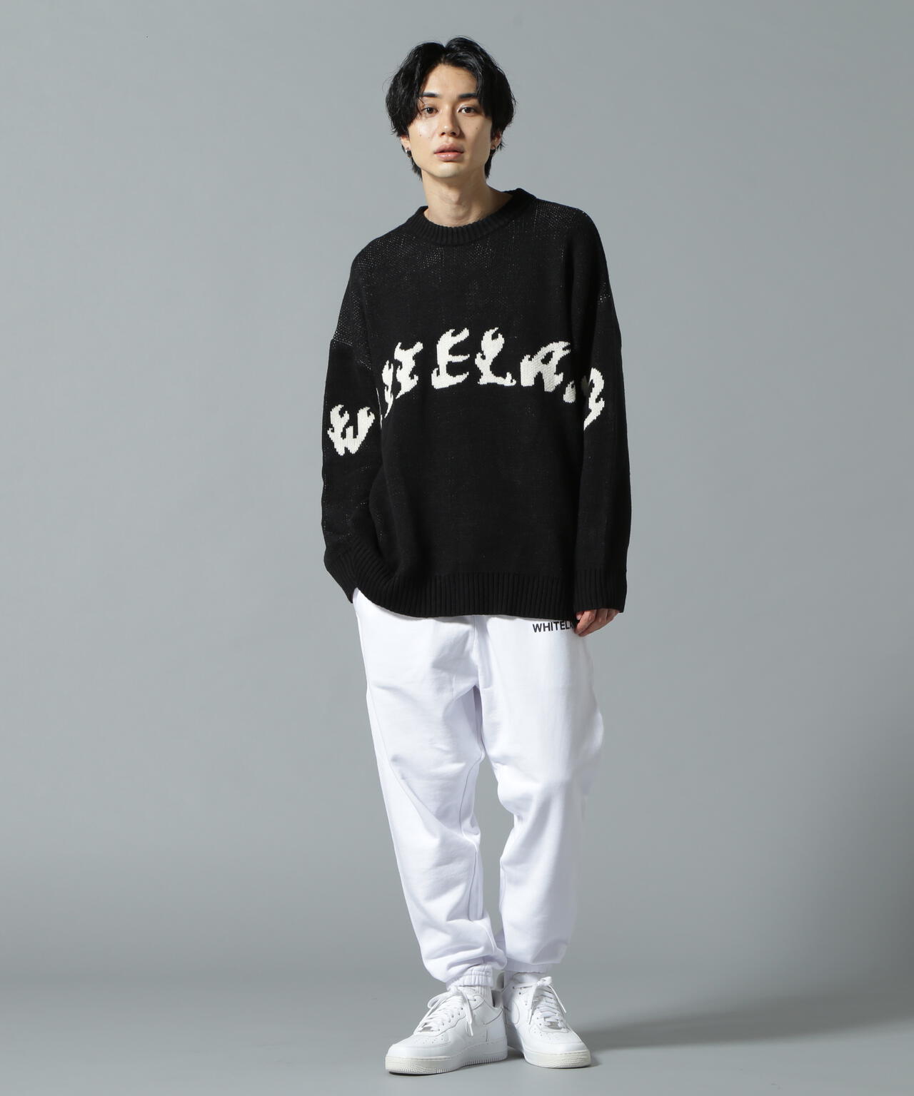 【WEB&DEPOT限定】WHITELAND/ホワイトランド/LOGO SWT PT/ロゴスウェット