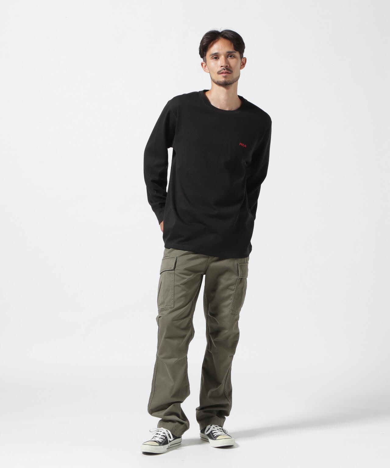 POLO RALPH LAUREN/ポロラルフローレン/Waffle Long Sleeve CrewNeck/ワッフルロングスリーブT