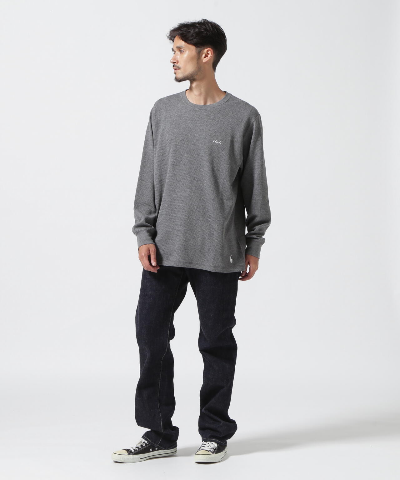 POLO RALPH LAUREN/ポロラルフローレン/Waffle Long Sleeve CrewNeck/ワッフルロングスリーブT