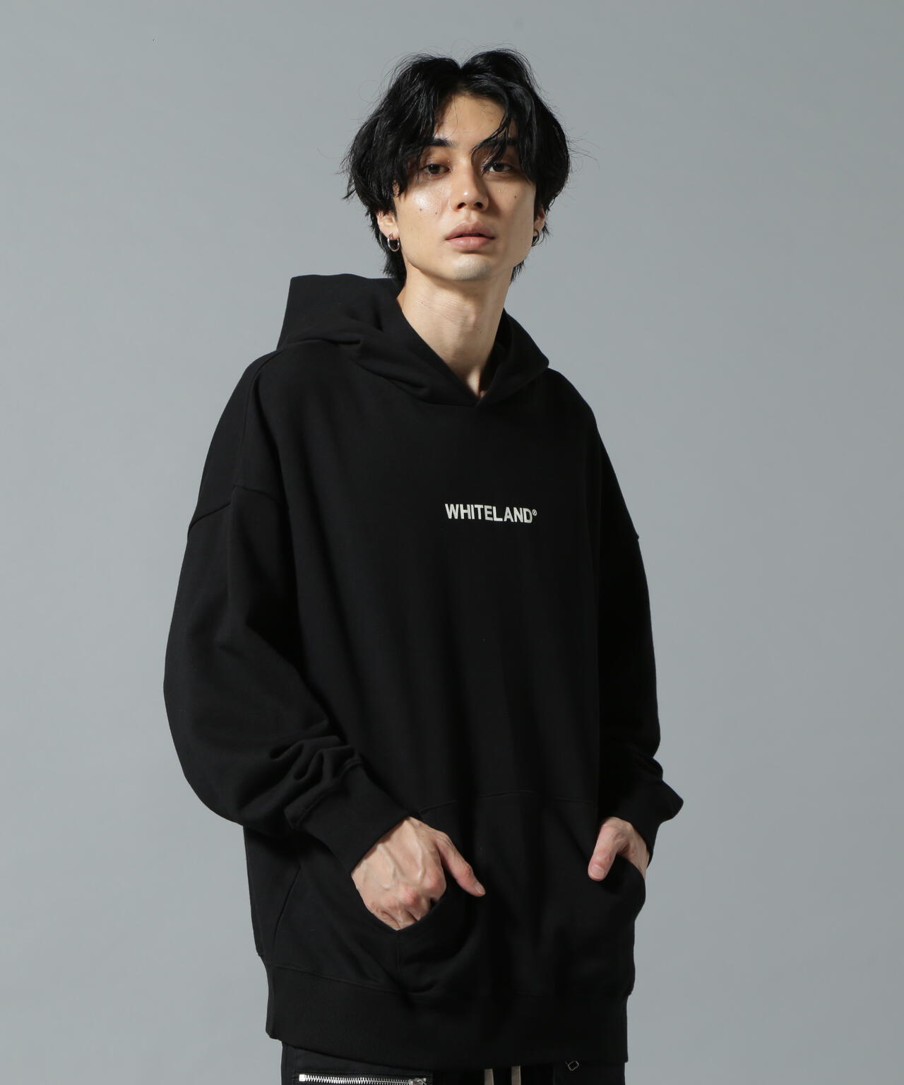 【WEB&DEPOT限定】WHITELAND/ホワイトランド/LOGO SWT HOODIE/ロゴ