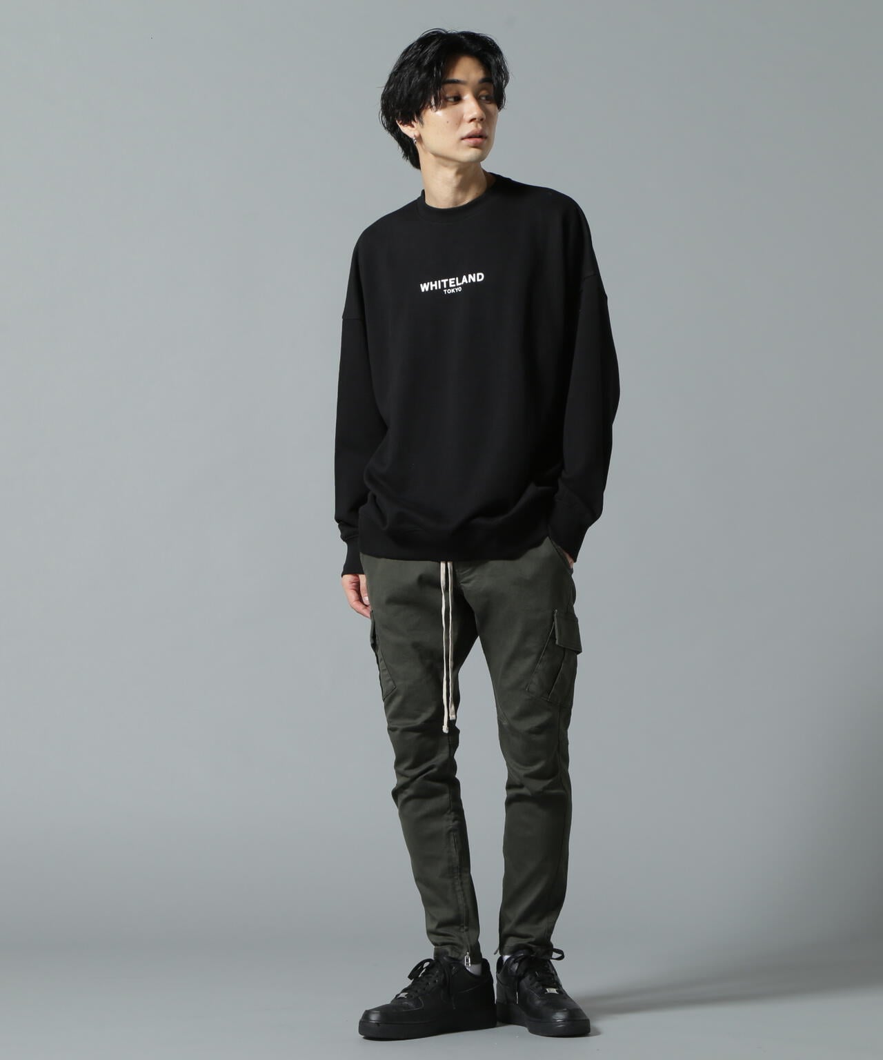 【WEB&DEPOT限定】WHITELAND/ホワイトランド/TOKYO SWT CN/クルーネック
