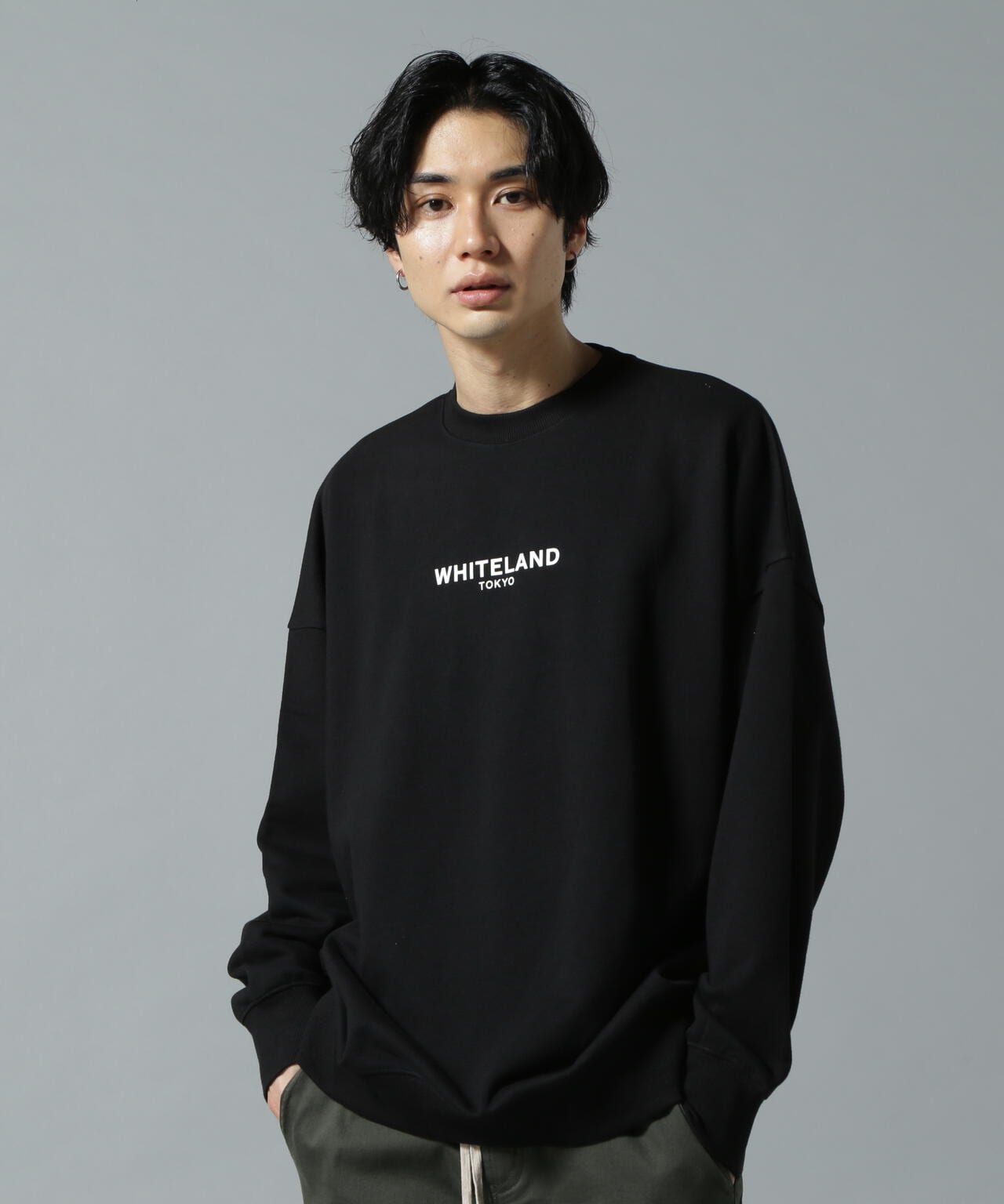 【WEB&DEPOT限定】WHITELAND/ホワイトランド/TOKYO SWT CN/クルーネック