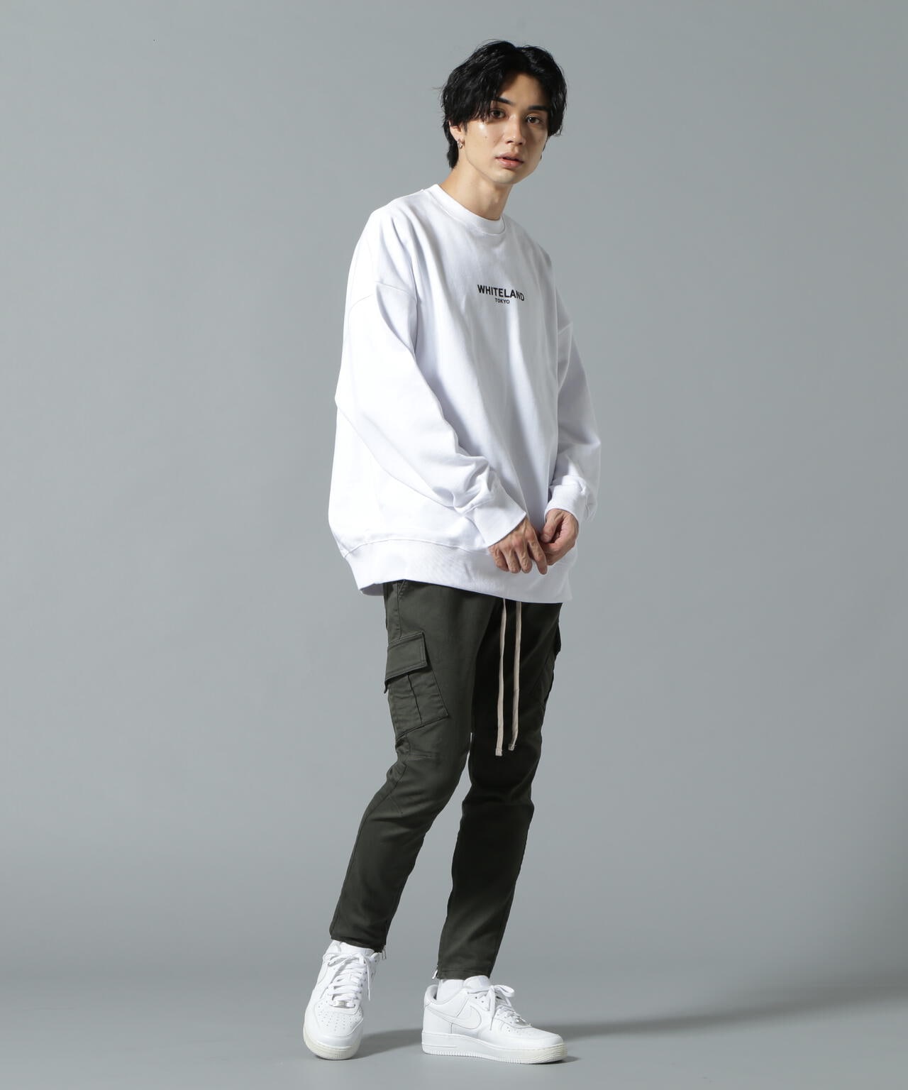 【WEB&DEPOT限定】WHITELAND/ホワイトランド/TOKYO SWT CN/クルーネック