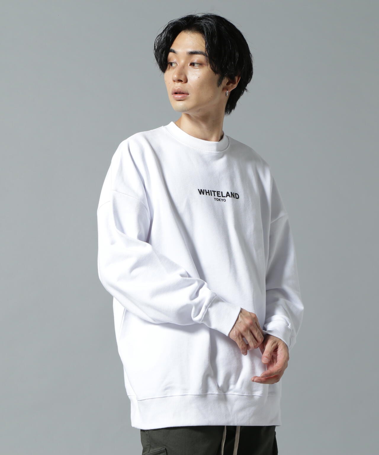 【WEB&DEPOT限定】WHITELAND/ホワイトランド/TOKYO SWT CN/クルーネック