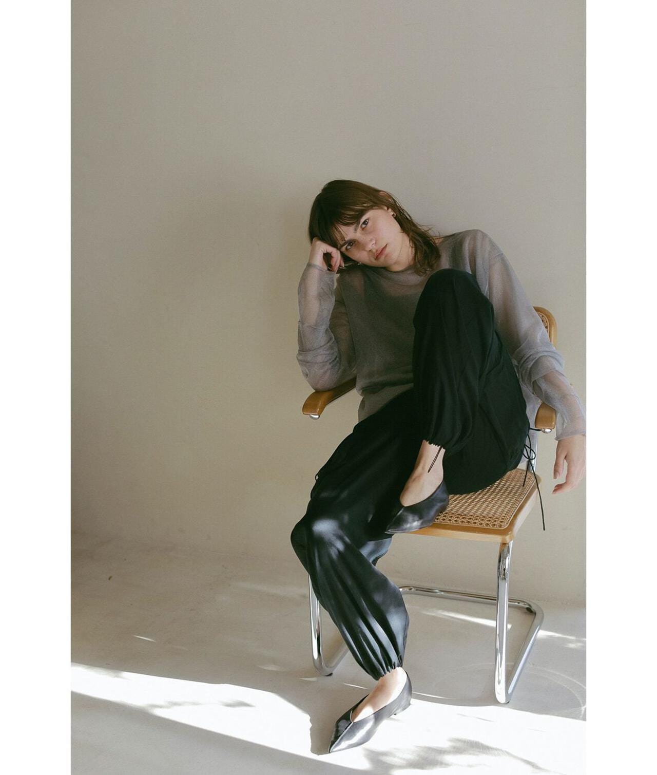 MANOF/マノフ/MILITARY SATIN PANTS