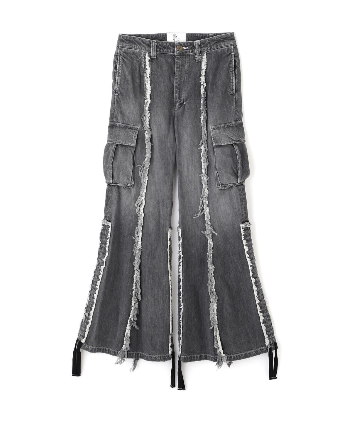 rurumu:/ルルムウ/【LHP Exclusive】drawstring "black" denim pants
