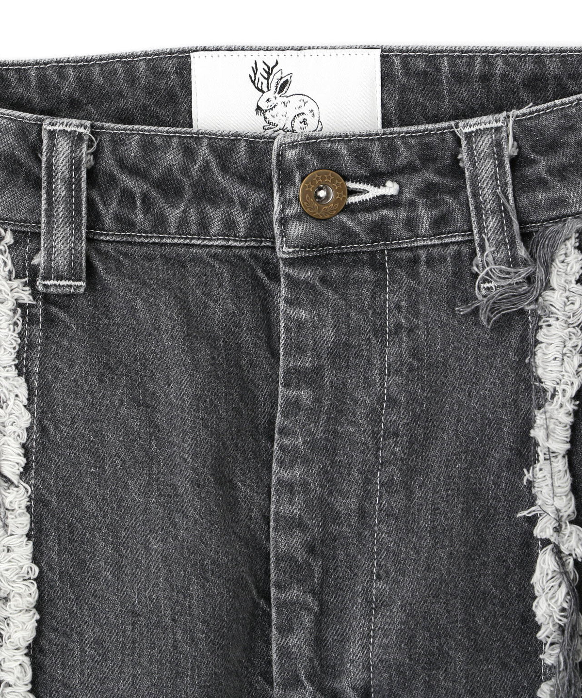 rurumu:/ルルムウ/【LHP Exclusive】drawstring "black" denim pants