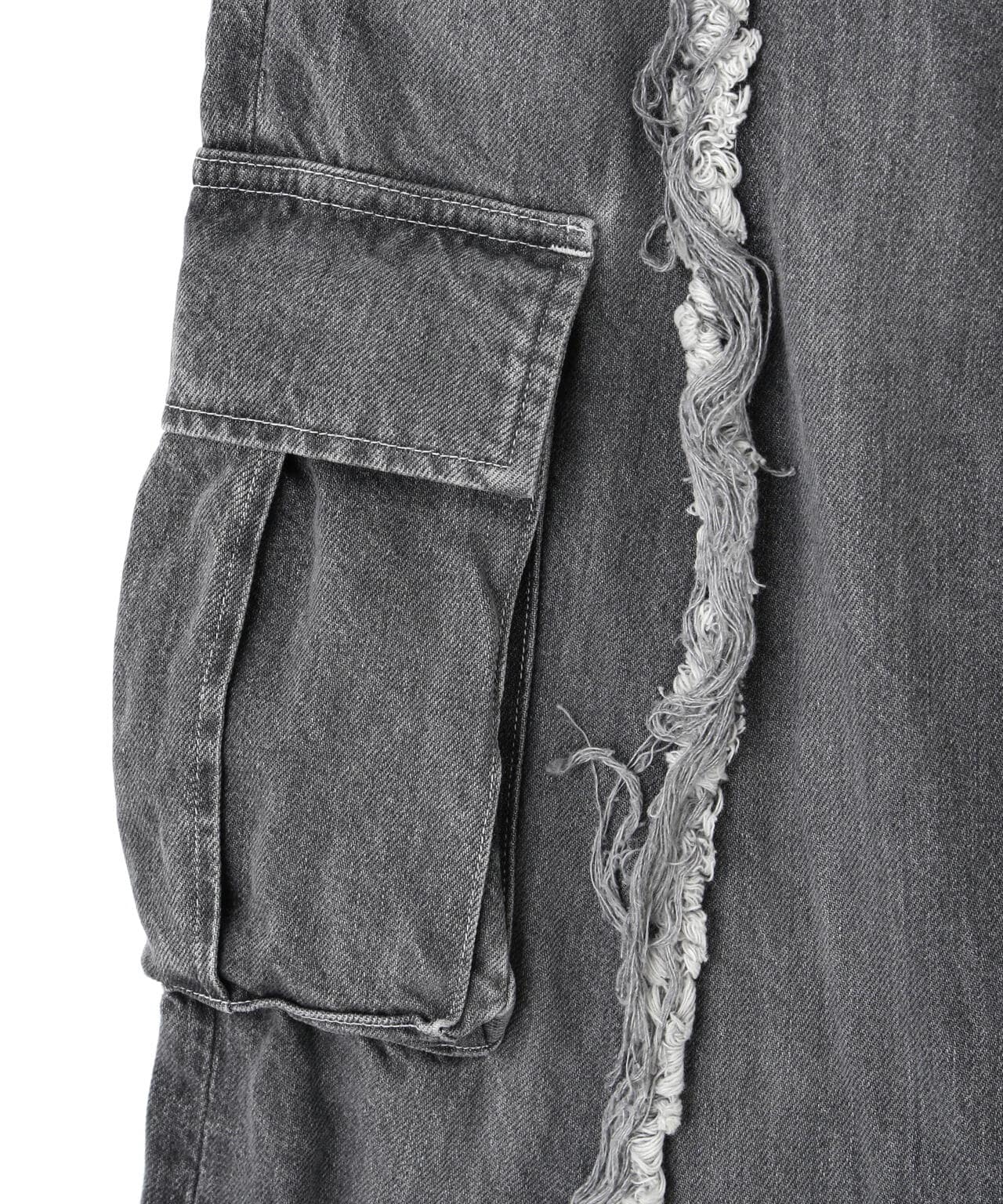 rurumu:/ルルムウ/【LHP Exclusive】drawstring "black" denim pants