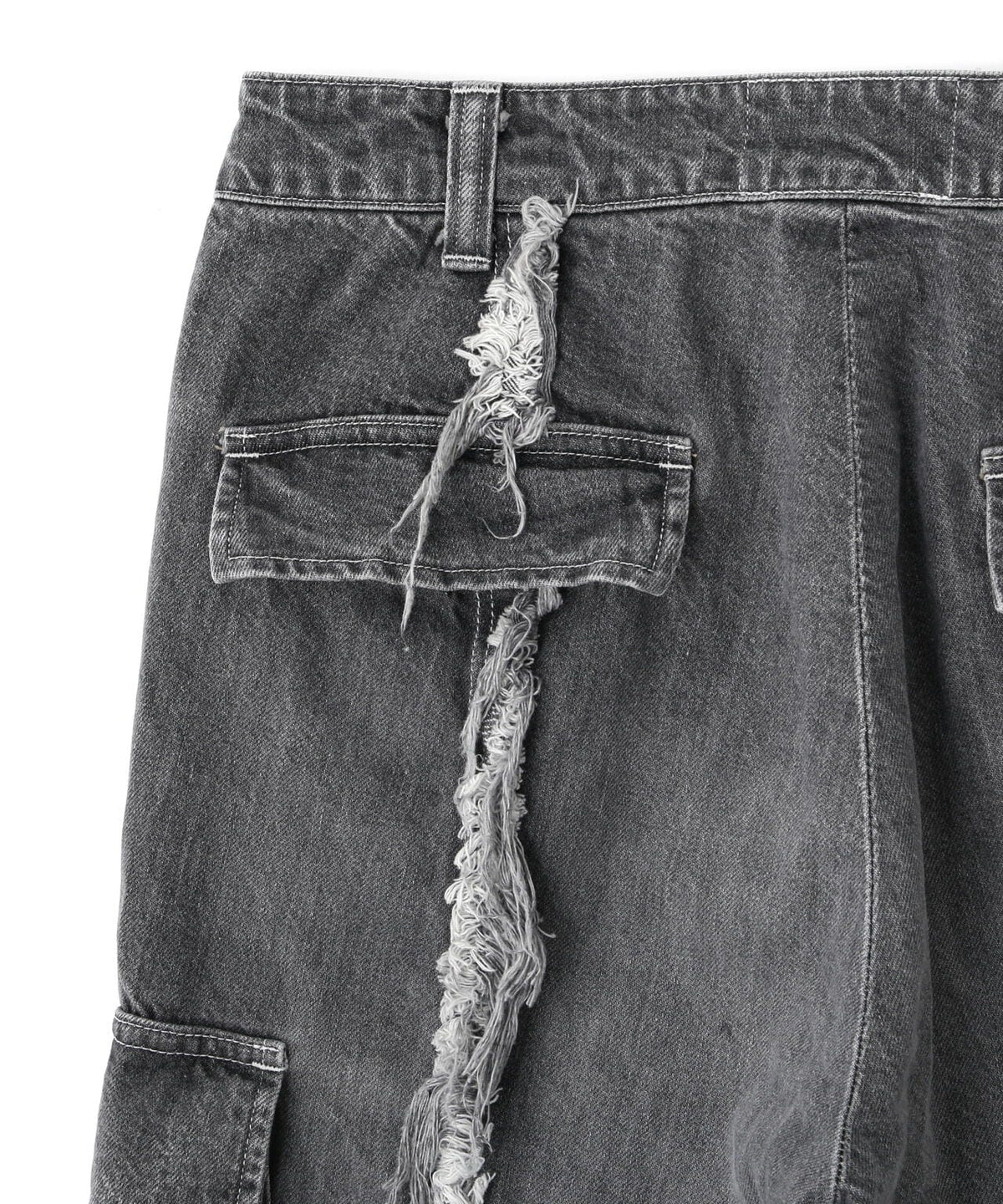 rurumu:/ルルムウ/【LHP Exclusive】drawstring "black" denim pants
