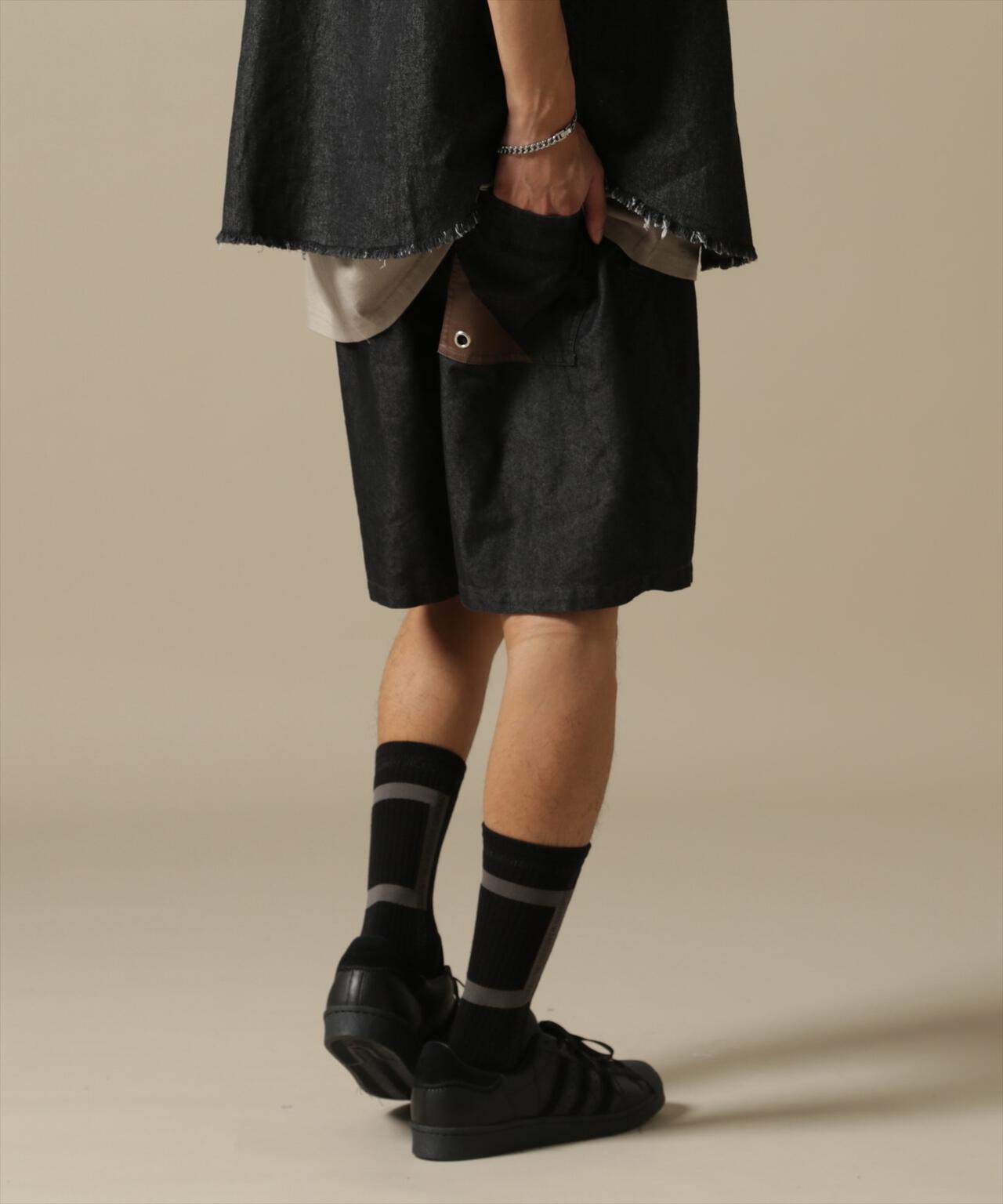 【WEB&DEPOT限定】WHITELAND/OWL/DENIM SHORTS