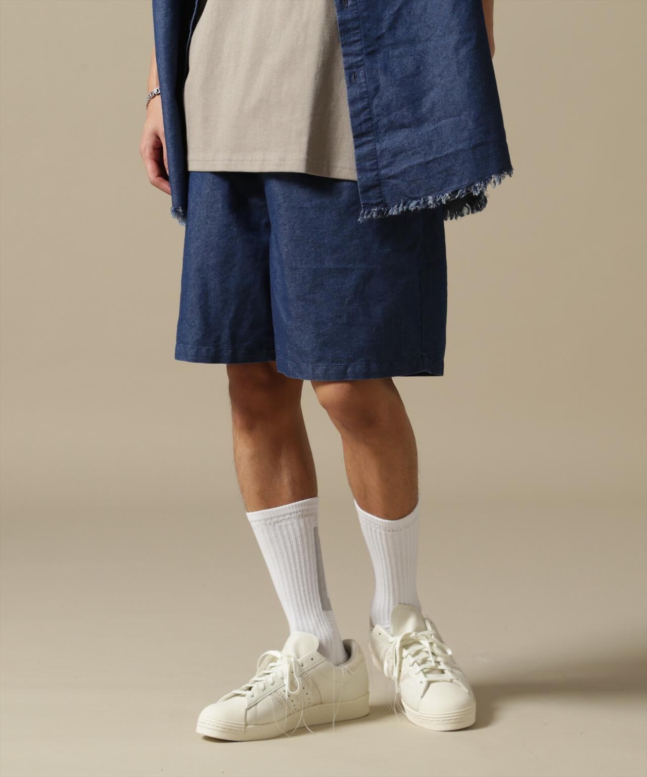 【WEB&DEPOT限定】WHITELAND/OWL/DENIM SHORTS