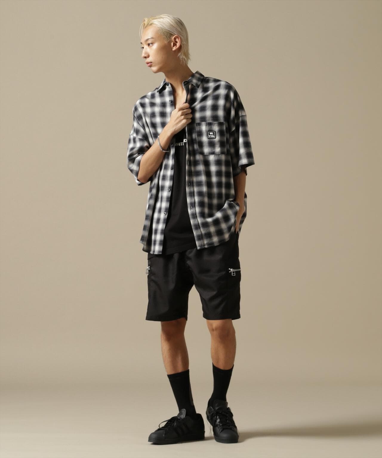 【WEB&DEPOT限定】WHITELAND/OWL/OMBRE CHECK S/S SHIRT